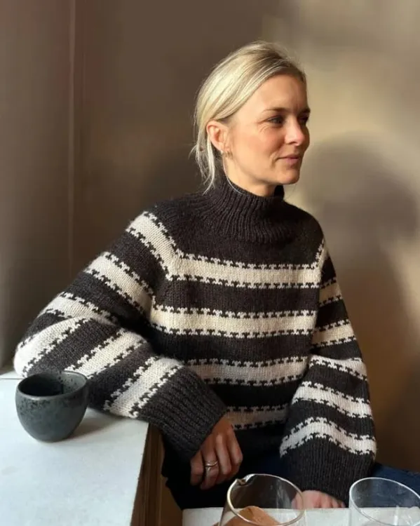 wzór na druty, Petiteknit Key Sweater