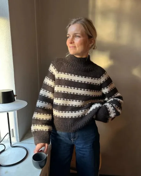 wzór na druty, Petiteknit Key Sweater