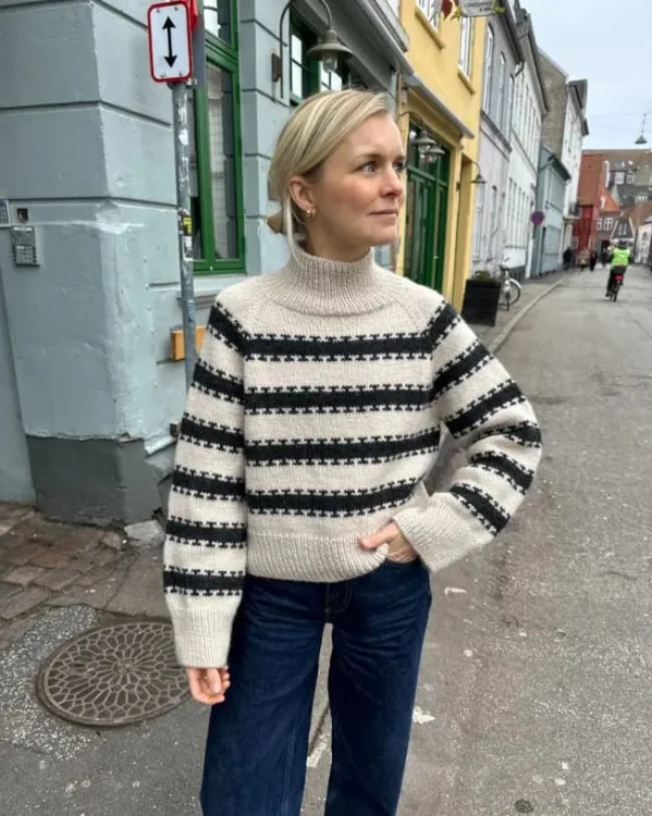 wzór na druty, Petiteknit Key Sweater