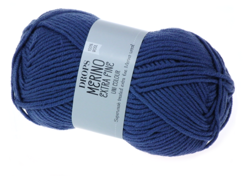 Włóczka, DROPS Merino Extra Fine, kolor 13 dżinsowy