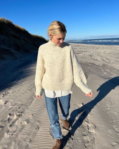 wzór na druty, Petiteknit Louvre Sweater