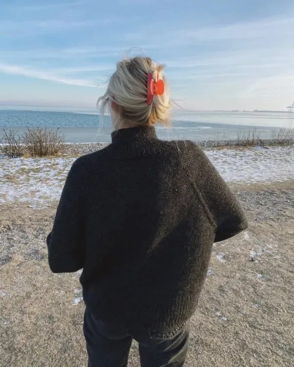 wzór na druty, Petiteknit Louvre Sweater