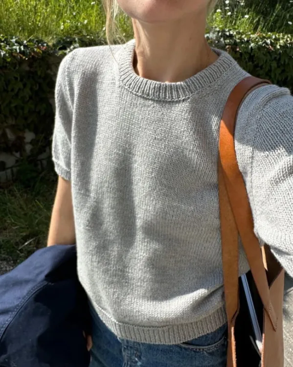 wzór na druty, Petiteknit Poppy Tee