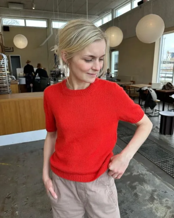 wzór na druty, Petiteknit Poppy Tee