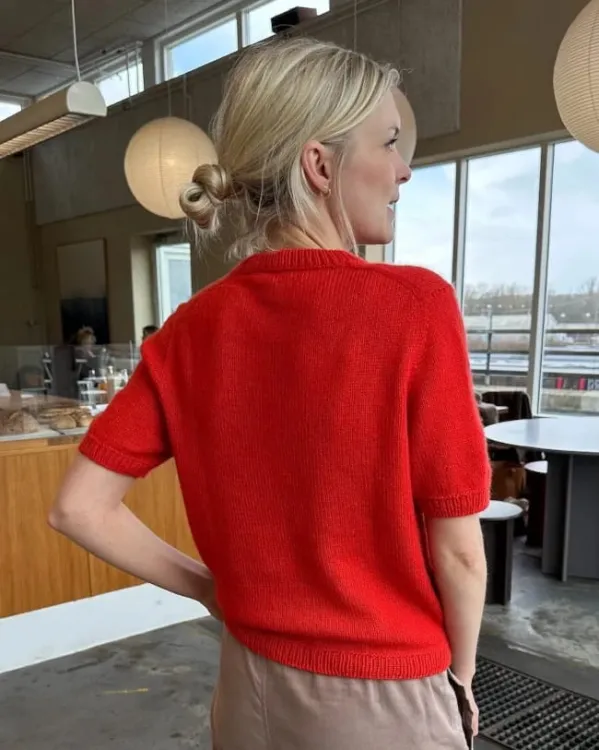 wzór na druty, Petiteknit Poppy Tee