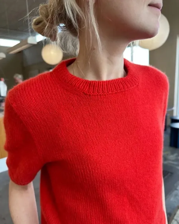 wzór na druty, Petiteknit Poppy Tee