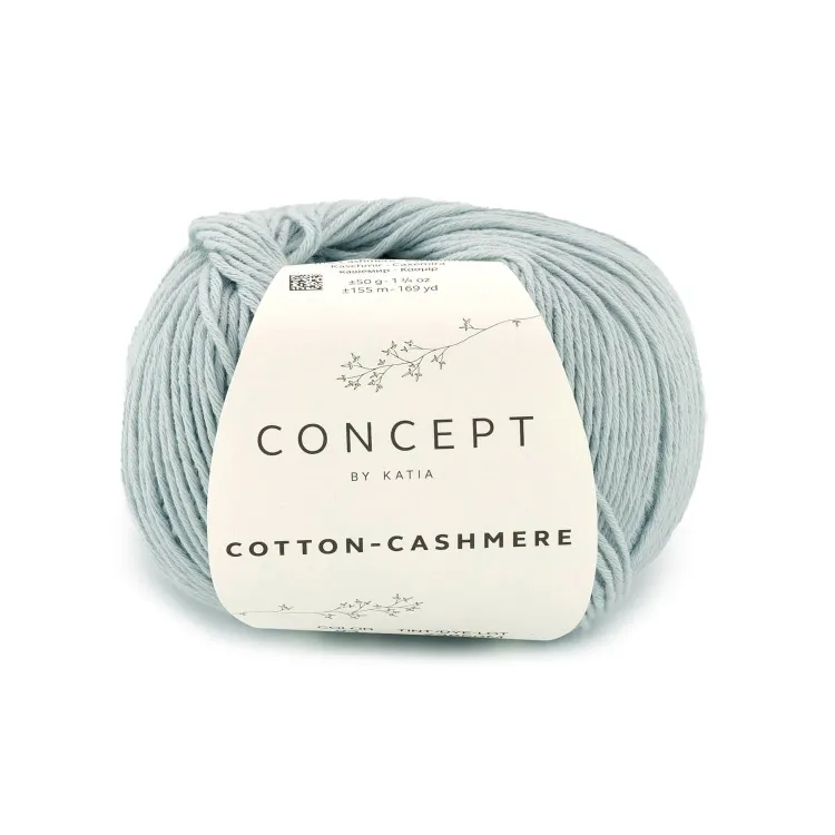 Włóczka, Katia Cotton Cashmere, 93 jasny niebieski