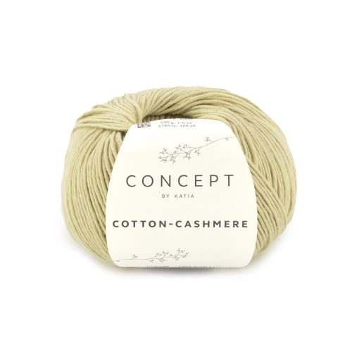 Włóczka, Katia Cotton Cashmere, 92 zielona herbata