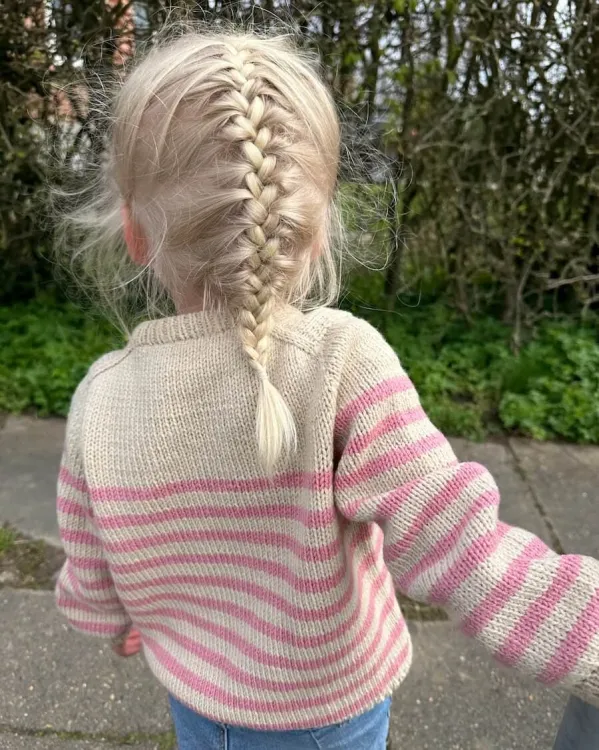 wzór na druty, Petiteknit Lyon Sweater Junior