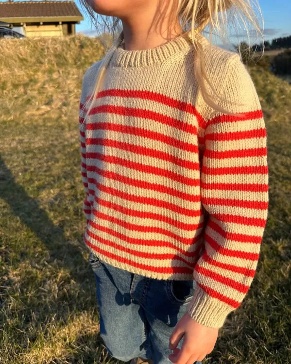 wzór na druty, Petiteknit Lyon Sweater Junior