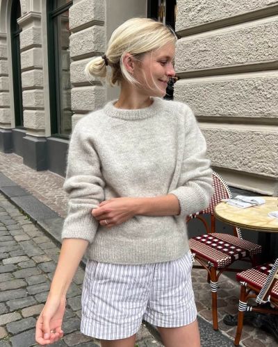 wzór na druty, Petiteknit Monday Sweater