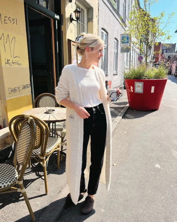 wzór na druty, Petiteknit No Frills Cardigan