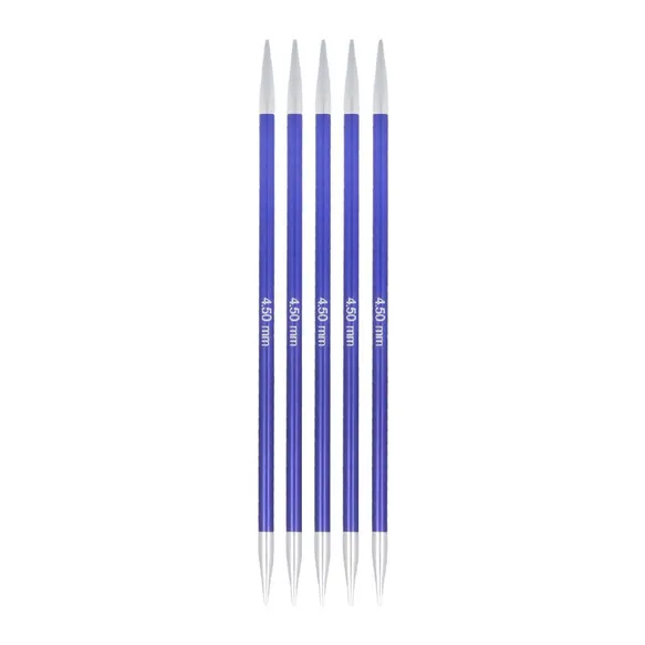 Druty pończosznicze, KnitPro, Zing, 4,5mm, 15cm