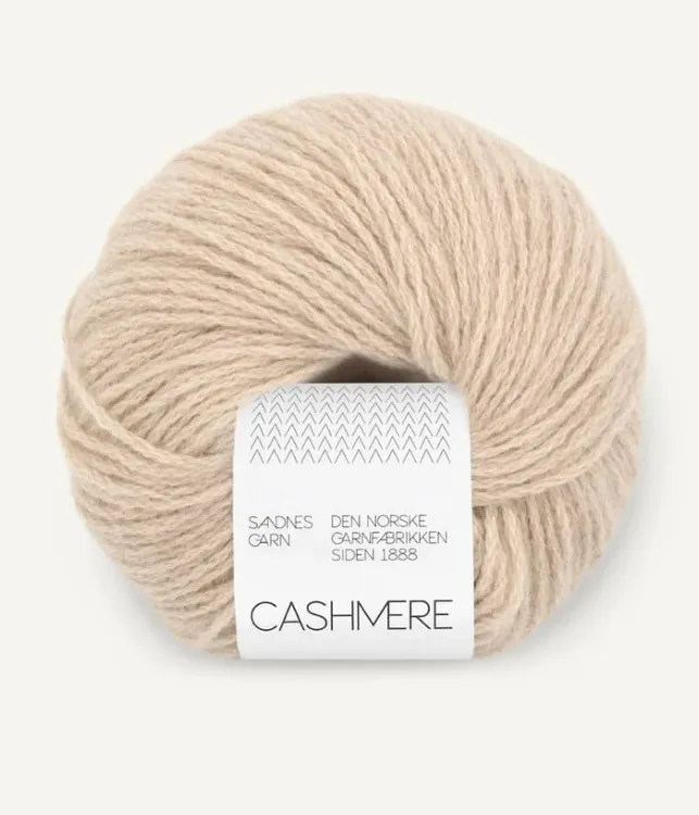 włóczka, Cashmere Sandnes Garn, 3021 beige melange