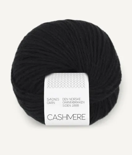 włóczka, Cashmere Sandnes Garn, 1099 black