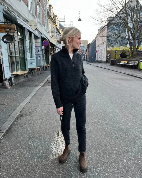 wzór na druty, PetiteKnit Zipper Sweater Light