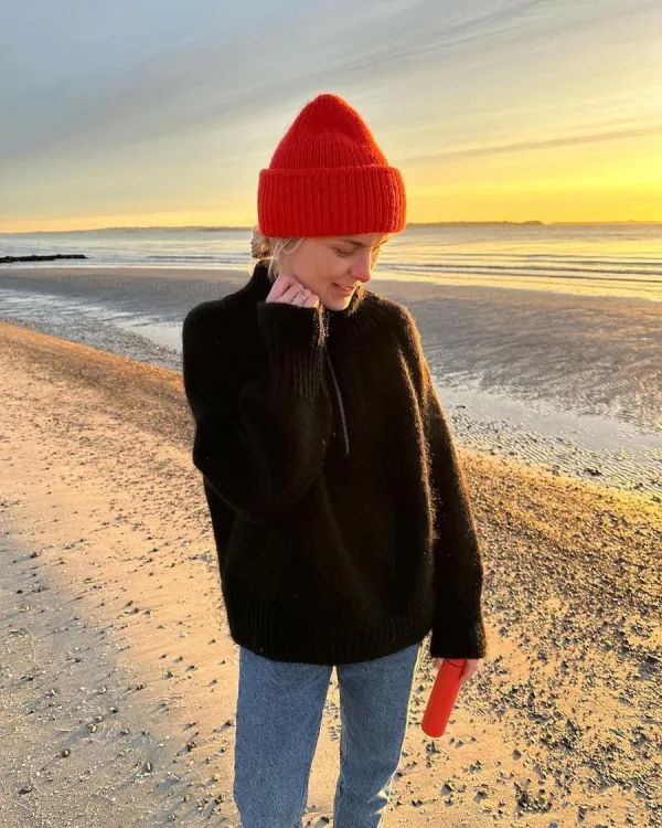 wzór na druty, PetiteKnit Zipper Sweater Light