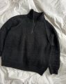 wzór na druty, PetiteKnit Zipper Sweater  Light Man