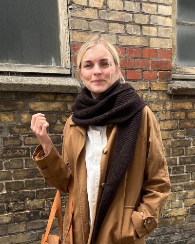 wzór na druty, PetiteKnit Sophie Shawl
