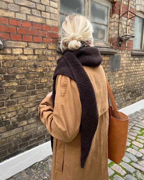 wzór na druty, PetiteKnit Sophie Shawl