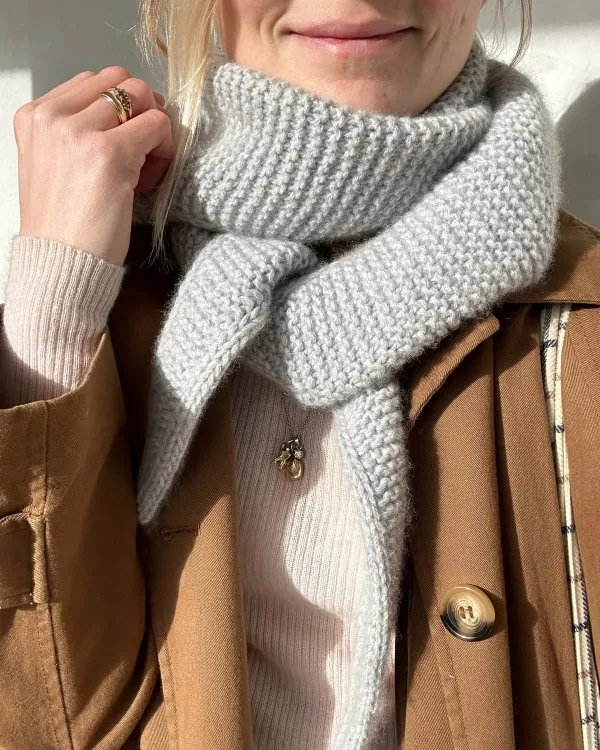 wzór na druty, PetiteKnit Sophie Shawl