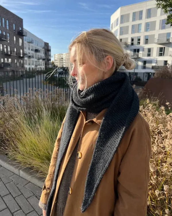 wzór na druty, PetiteKnit Sophie Shawl