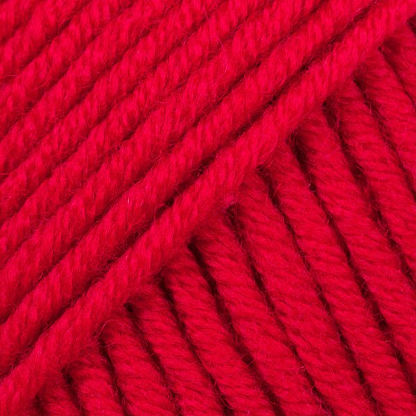 Wełna Merino, DROPS Big Merino, 27 karminowy