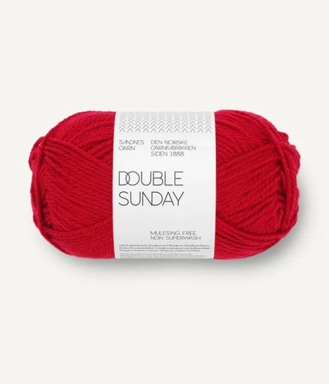 Double Sunday, Sandnes Garn, 4219 czerwony