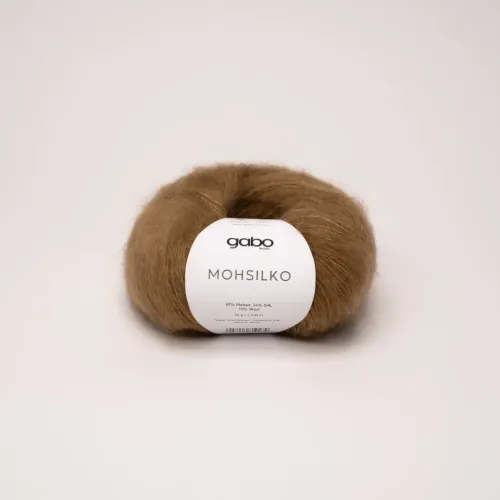 Włóczka, Mohsilko Gabo Wool,  4134 jasny brąz