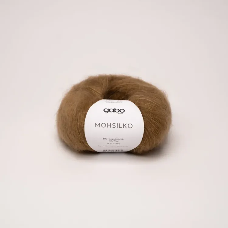 Włóczka, Mohsilko Gabo Wool,  4134 jasny brąz