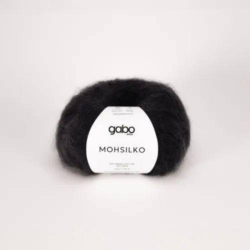 Włóczka, Mohsilko Gabo Wool,  500 czarny