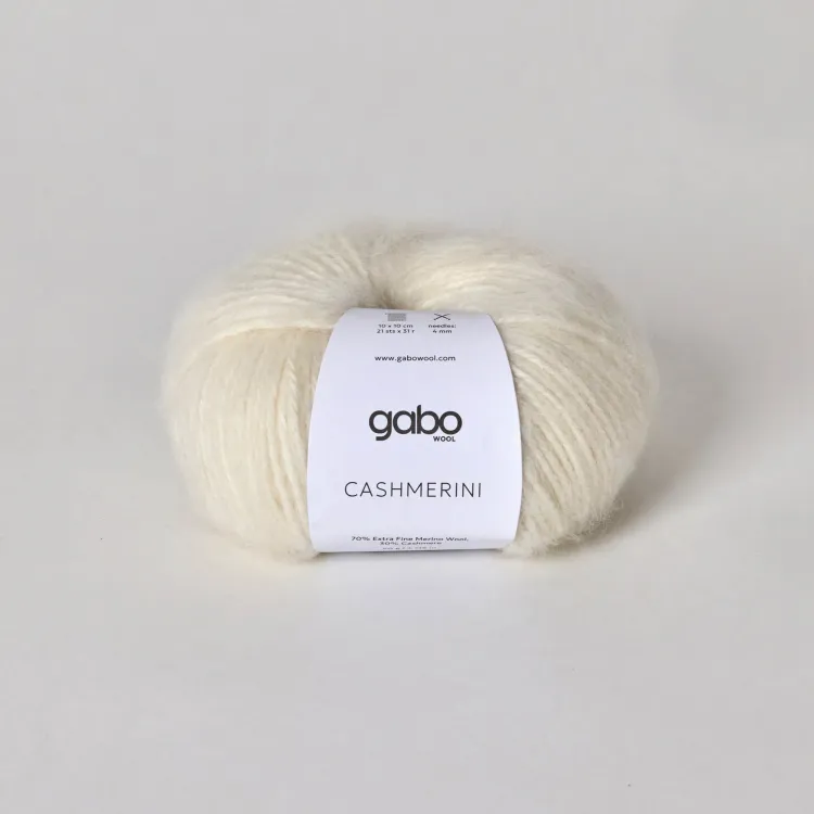 włóczka Cashmerini Gabo Wool, 100 naturalny