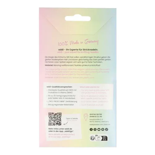 Druty Addi Unicorn Lace, na żyłce