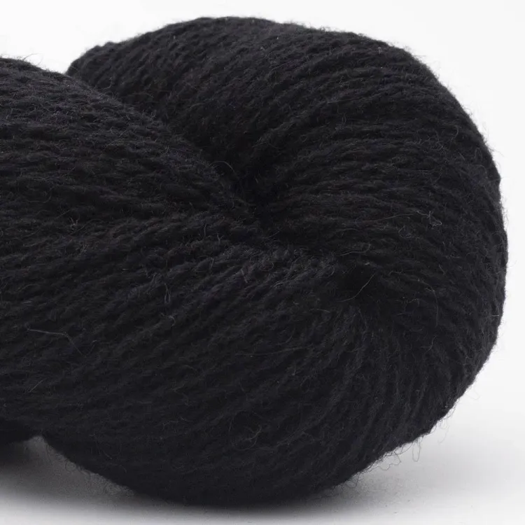 włóczka Bio Shetland, BC GARN, czarny 46