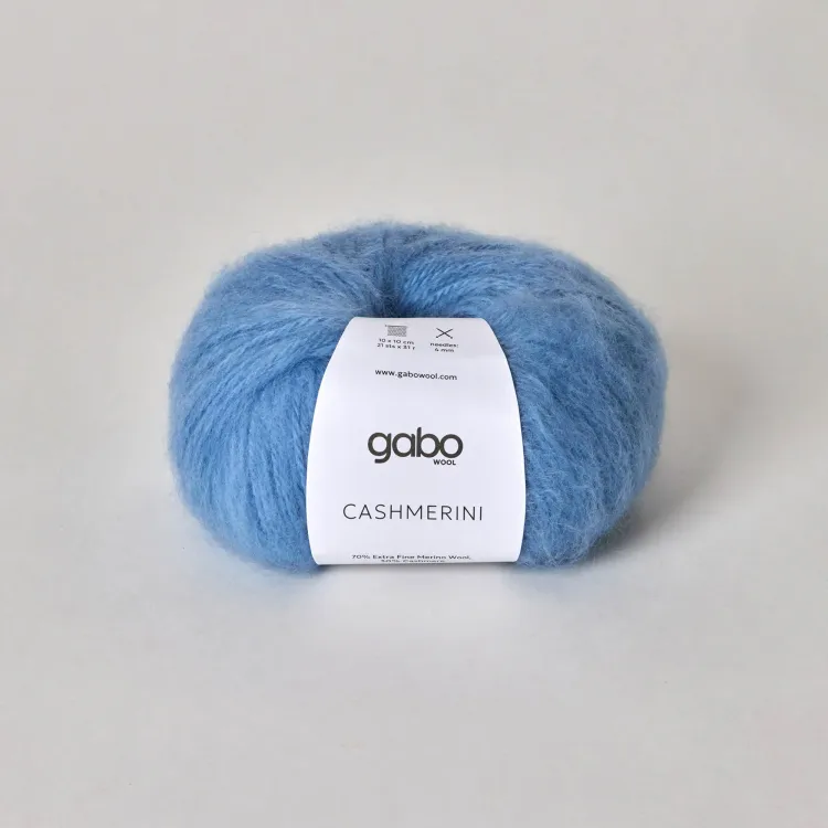 włóczka Cashmerini Gabo Wool, błękitny 5869