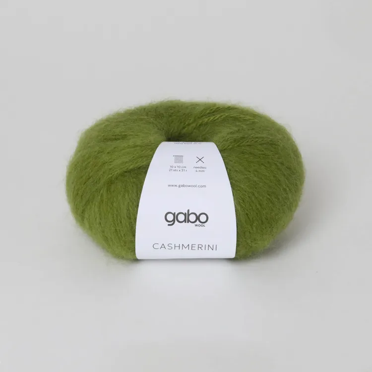 włóczka Cashmerini Gabo Wool, zielone awokado 5591