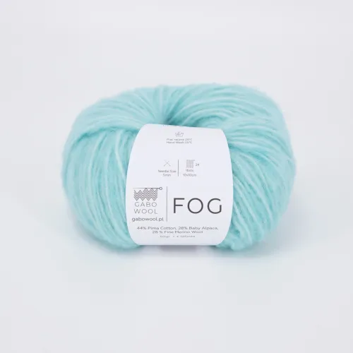 włóczka, Fog Gabo Wool, 6230 turkus