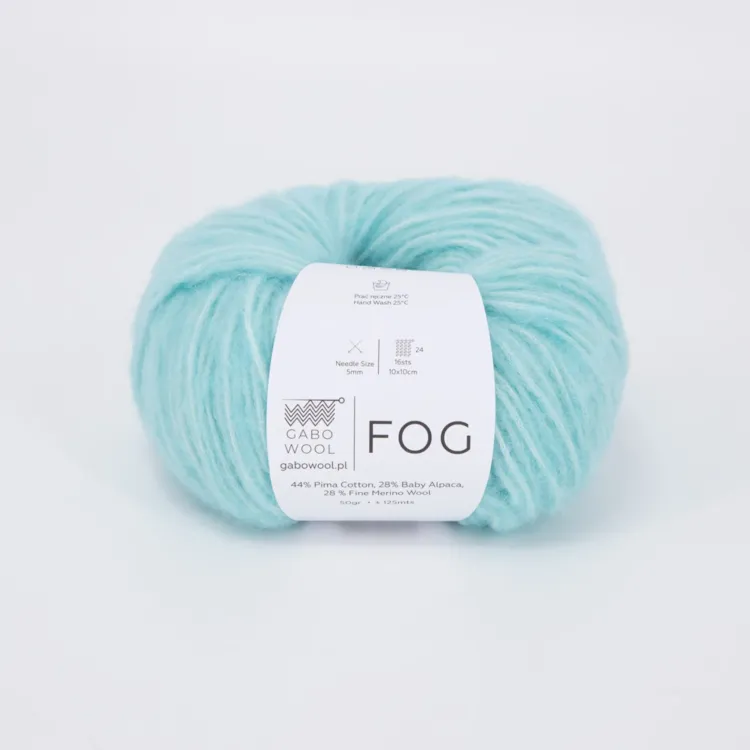 włóczka, Fog Gabo Wool, 6230 turkus