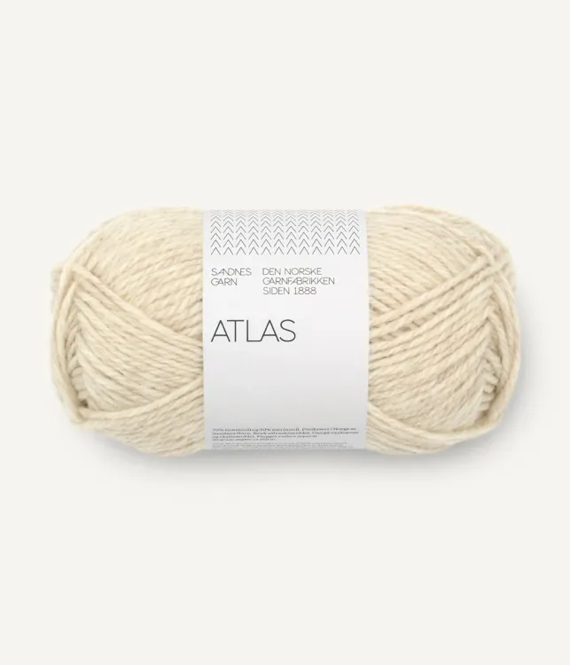 włóczka, Atlas Sandnes Garn, naturmelert 2641