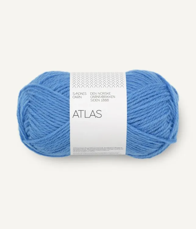 włóczka, Atlas Sandnes Garn, provence blue 5824