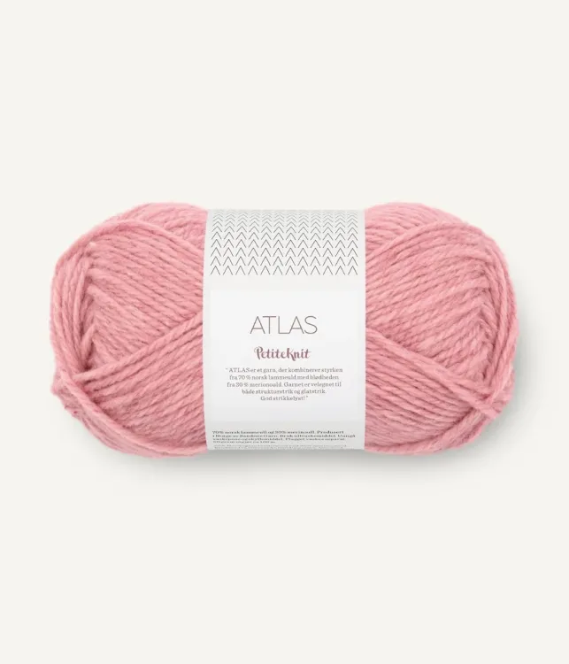 PetiteKnit  Atlas Sandnes Garn, rosewater melange 4523