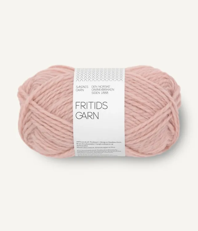 Fritidsgarn Sandnes Garn, puder rosa 3511
