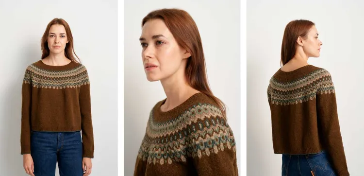 Elena-Solier-Jansa wzór Książka52 Weeks of Sweaters Laine Publishing