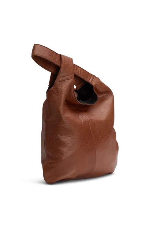muud Dzana, skórzana torba projektowa, rich brown