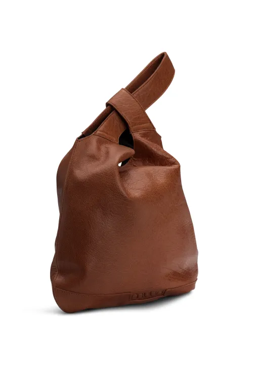 muud Dzana, skórzana torba projektowa, rich brown