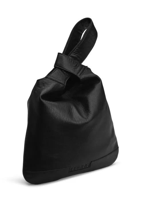 muud Dzana, skórzana torba, black