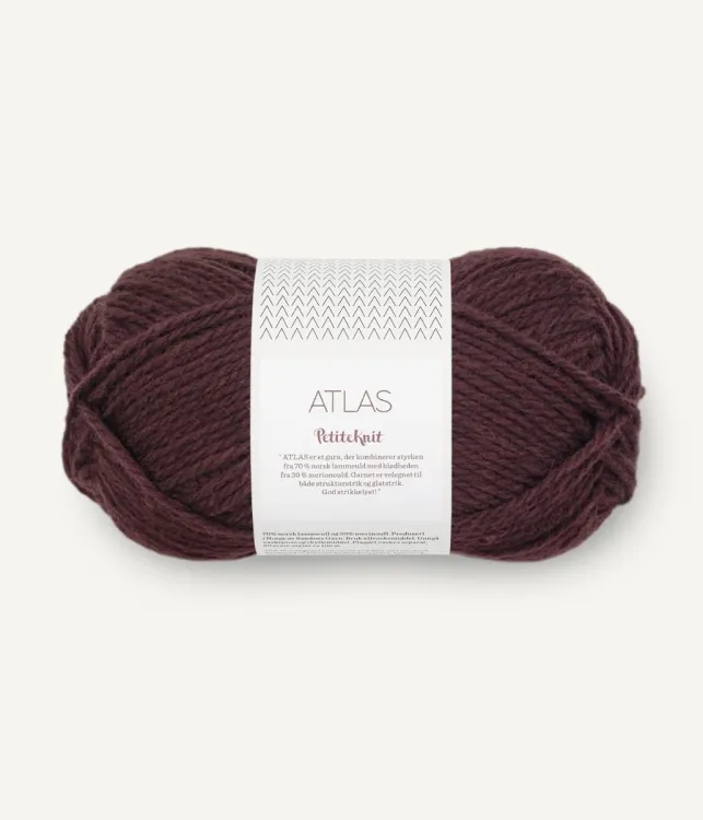 włóczka, Atlas Sandnes Garn, velvet fig 4682