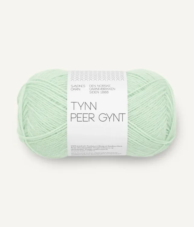 Tynn Peer Gynt, Sandnes Garn, mint green 7911