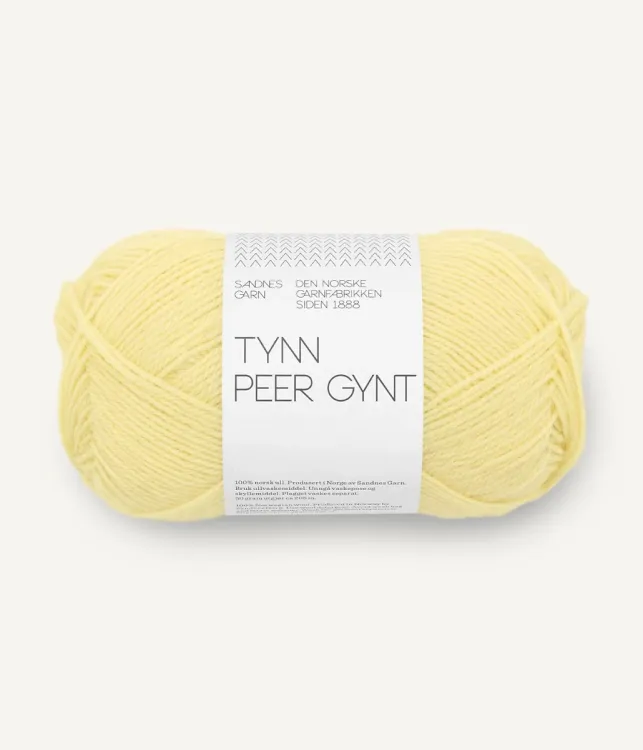 Tynn Peer Gynt, Sandnes Garn, mint green 7911
