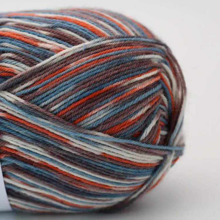 włóczka, Socks & More 4ply, Arne & Carlos, 3857 polmak color